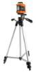 Laserlood punane+STATIIV, 360H+V, 15m ± 0,3 mm/m vutlaris, 3XAA