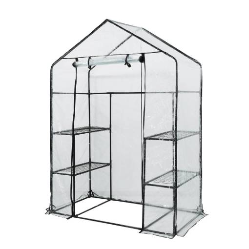 Greenhouse 143 x 73 x 195 cm, PVC film, metal construction