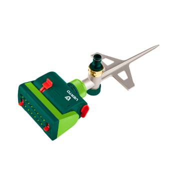 Oscilating sprinkler, coverage up to 208 m2, 16 nozzles, metal step spike cleaning