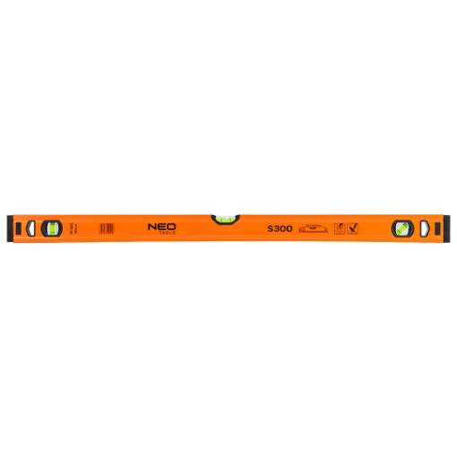 Aluminium spirit level S 300, 3 vials, 80 cm