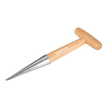 Sow dibbler with wooden handle