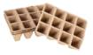 Small peat seed pots (3x4 holes) 16 x 12 x 4.5 cm, 5 pcs