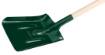 Carbon shovel, wooden handle, T-handle