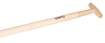 Carbon shovel, wooden handle, T-handle