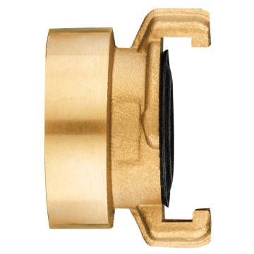 Brass quick coupler with female thread 1 1/4"