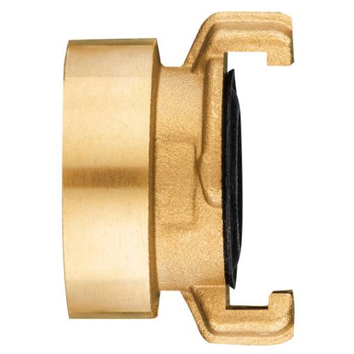 Brass quick coupler with female thread 1 1/4"