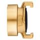 Brass quick coupler with female thread 1 1/4"