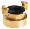 Brass quick coupler with female thread 1 1/4"