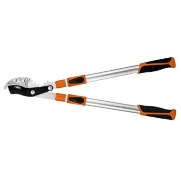 Telescopic anvil lopper 670 mm, range up to 42 mm, gear increasing the pressing force by 40%