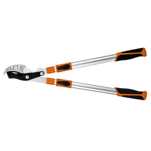 Telescopic anvil lopper 670 mm, range up to 42 mm, gear increasing the pressing force by 40%