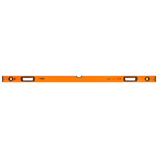 Aluminium spirit level S 400, 3 vials, 2 handholds, 150 cm