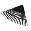 Large leaf rake, black