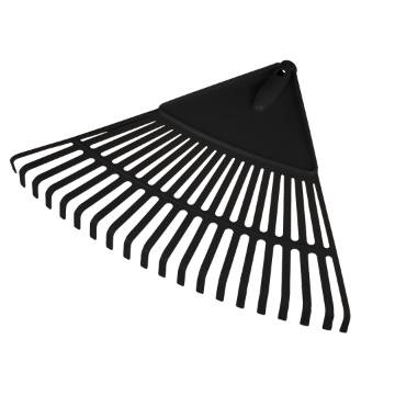 Large leaf rake, black