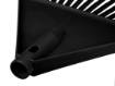 Large leaf rake, black