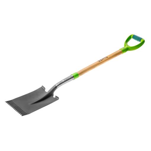 Spade, wooden handle, T-Rex