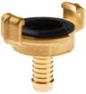 Brass quick coupler for hose, 1/2"
