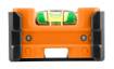 Pocket spirit level with belt clip
