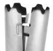 Manual planter, galvanised