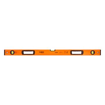 Aluminium spirit level S 400, 3 vials, 2 handholds, 100 cm