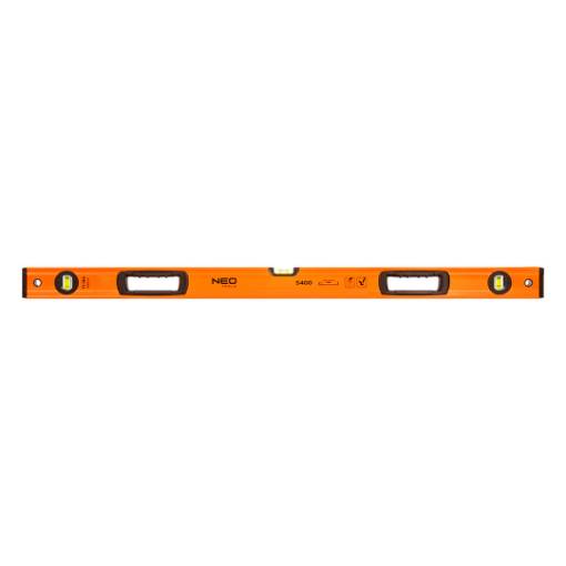 Aluminium spirit level S 400, 3 vials, 2 handholds, 100 cm