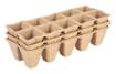 Small peat seed pots(2x5 holes) 22 x 8.5 x 5.5 cm, 10 pcs