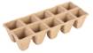 Small peat seed pots(2x5 holes) 22 x 8.5 x 5.5 cm, 10 pcs