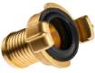 Brass quick coupler for hose, 1"