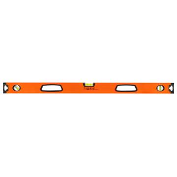 Aluminum spirit level with handle, 3 vials, magnet, milled measuring surfaces, 100 cm