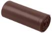 Waste sacks 200 L, brown, 40 mic, 10 pcs.