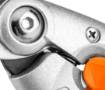 Anvil secateurs 210 mm, range up to 20 mm, aluminium, TPR rubber-coated handle