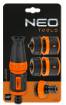 Set 1/2" with straight nozzle, connectors and tap connection