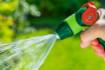 Thumb-control adjustable nozzle