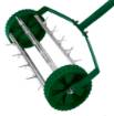 Hand aerator, lawn roller scarifier 27 spikes, diameter 15 cm