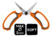 Garden scissors 185 mm