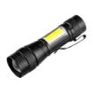 Rechargeable torch XPE+COB 220 lm, multiples of 12.