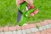 Garden anvil pruner with ratchet, cutting diameter 20 mm
