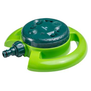 Garden spinkler, 8 fuunctions, plastic base