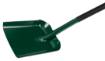 Shovel, metal handle, plastic grip