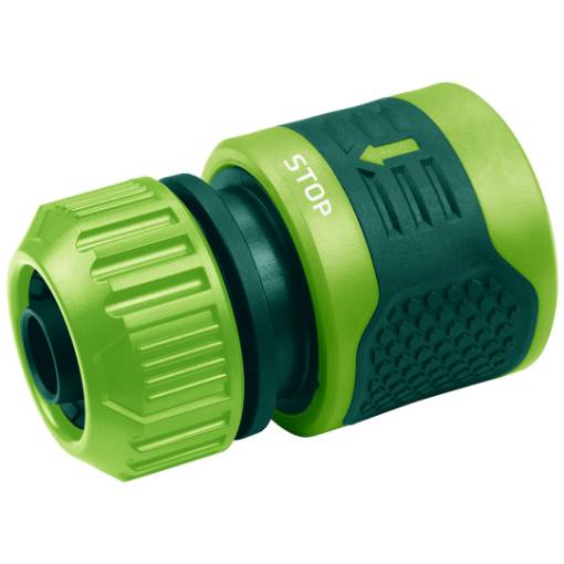 Stop connector 1/2", bimaterial