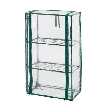 Greenhouse 46 x 24 x 80 cm, PVC film, metal construction