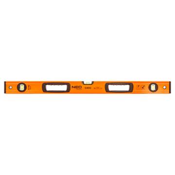 Aluminium spirit level S 400, 3 vials, 2 handholds, 80 cm