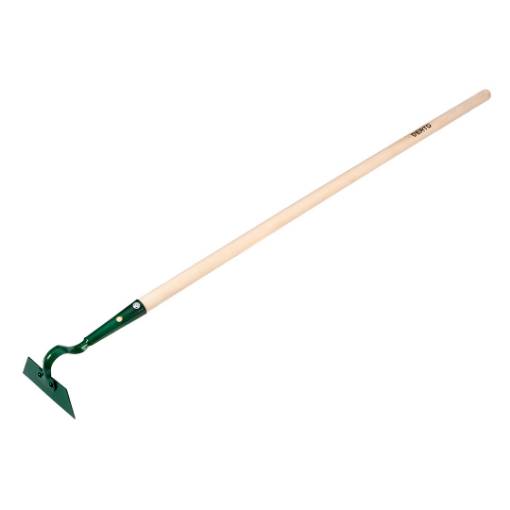 Trapezoidal hoe 14 cm wooden handle