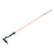 Trapezoidal hoe 14 cm wooden handle