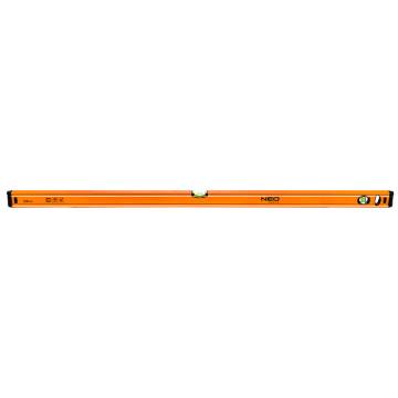 Aluminium spirit level 120 cm, 2 vials, 1 milled surface