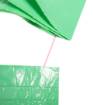 Waste sacks 60 L, green with tape, 35 mic, 10 pcs.