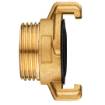 Brass quick coupler with male thread 1"
