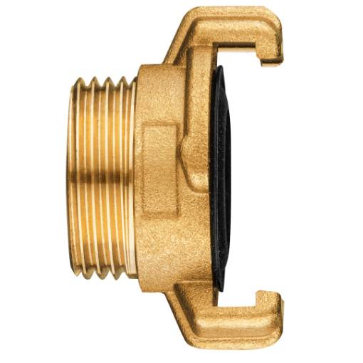 Brass quick coupler with male thread 1"
