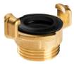 Brass quick coupler with male thread 1"