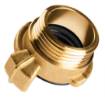 Brass quick coupler with male thread 1"