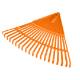Large leaf rake, plastic